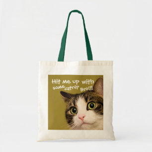 Bolsa Tote Legenda de captura de fotos de gatos engraçados