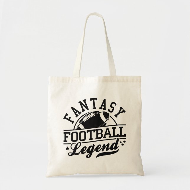 Bolsa Tote Legenda de futebol fantasia (Frente)
