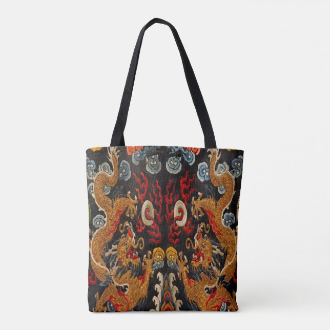 Bolsa Tote Legendário Fantasma Samurai Dragon Mestre (Verso)