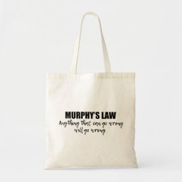 Bolsa Tote Lei de Murphy