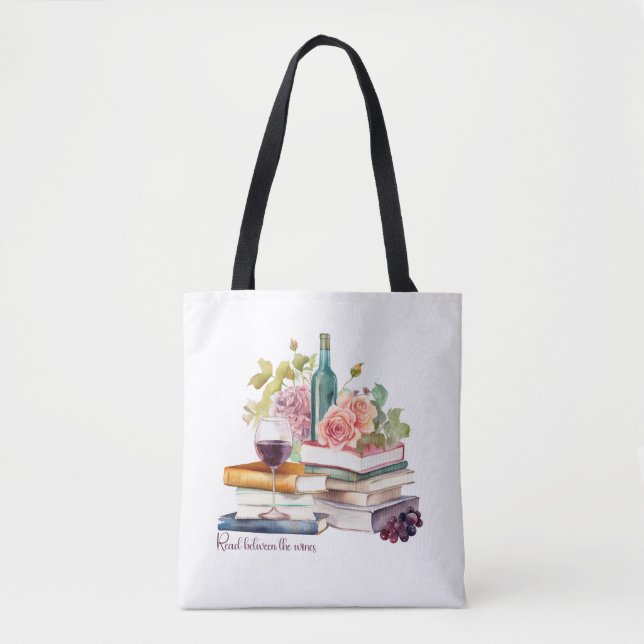 Bolsa Tote Leia Entre os Vinhos (Frente)