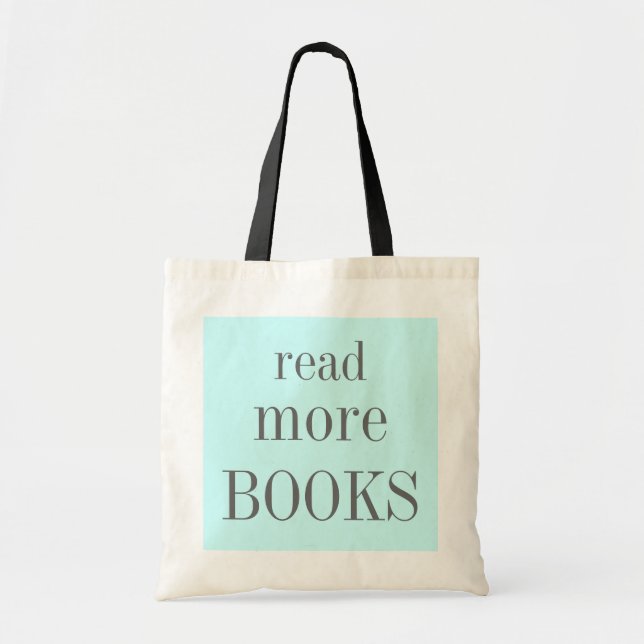 Bolsa Tote Leia mais livros (Frente)
