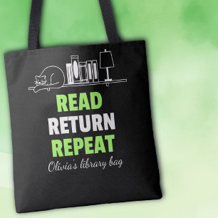 Bolsa Tote Leia Retorno Repetir o Lover do Livro da Bibliotec