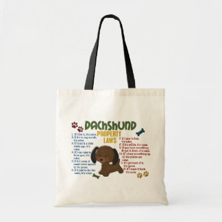 Bolsa Tote Leis 4 da propriedade do Dachshund