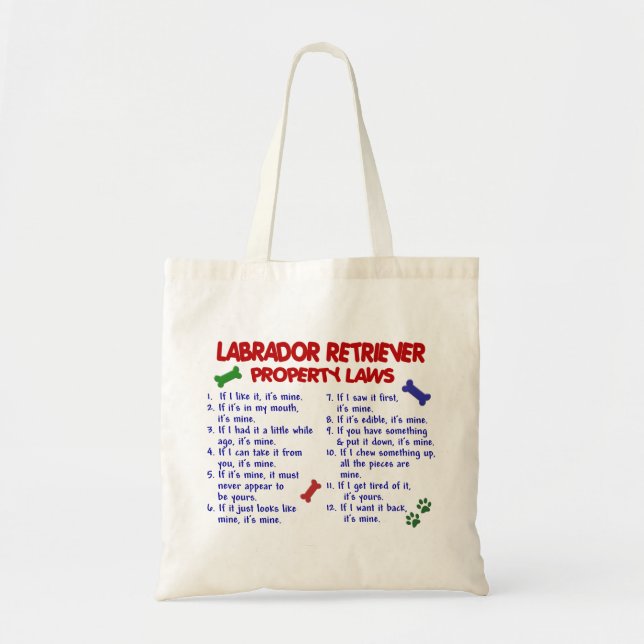 Bolsa Tote Leis da propriedade de LABRADOR RETRIEVER (Frente)