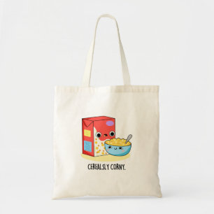 Bolsa Tote Leite Engraçado Cerealoso Cerealado