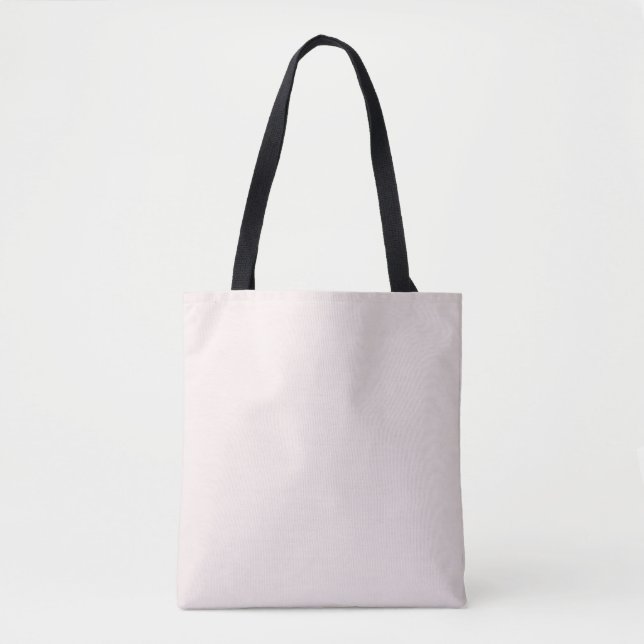 Bolsa Tote leite rosa sólido (Frente)