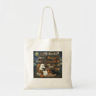 Bolsa Tote Leitor de Livro Fantasma Lendo Literatura do Livro