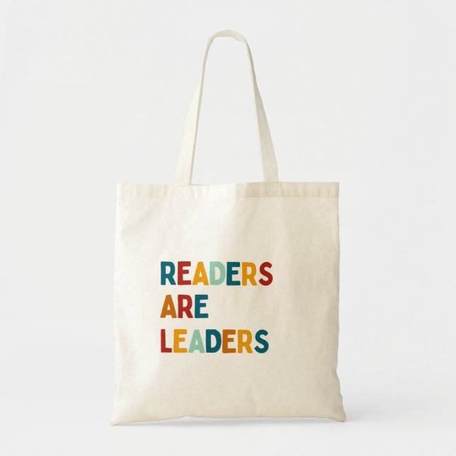 Bolsa Tote "Leitores são Líderes" (Frente)