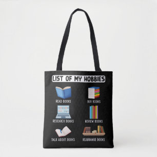 Bolsa Tote Leitura de Bookworm Engraçado