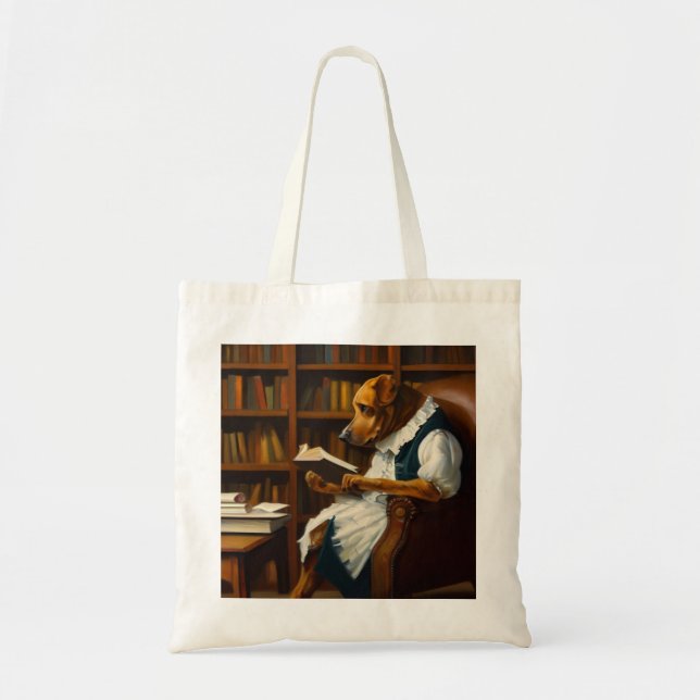 Bolsa Tote Leitura de Cães (Frente)