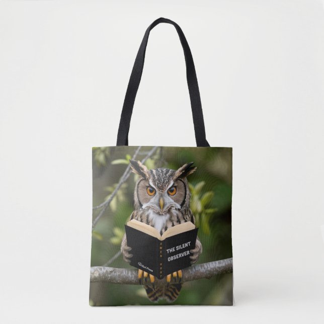 Bolsa Tote Leitura de Coruja (Frente)