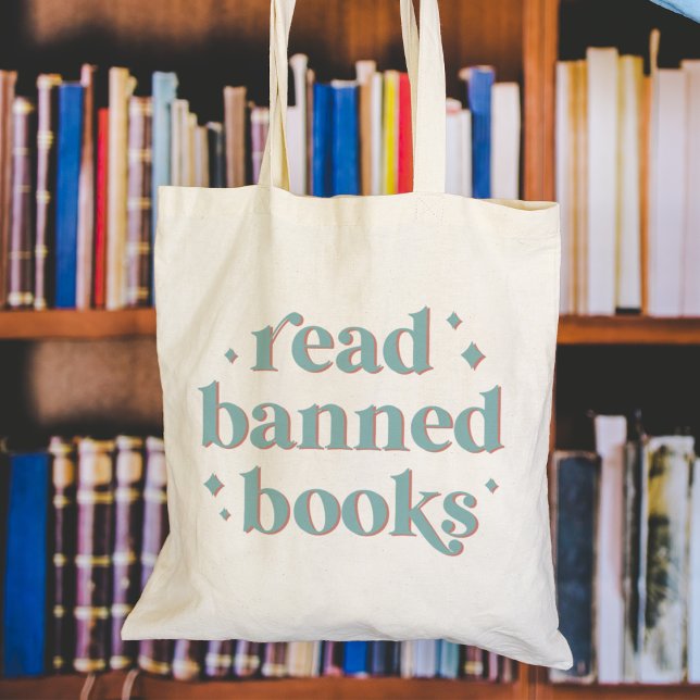 Bolsa Tote Leitura de Livros Banidos (Criador carregado)