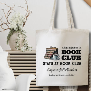 Bolsa Tote Leitura do Clube do Livro Nome Livro do Lover Escr