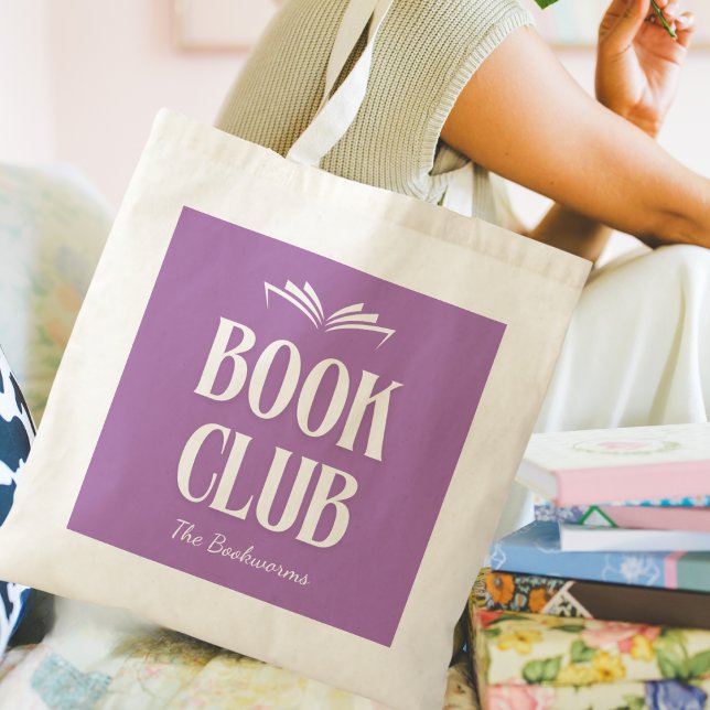 Bolsa Tote Leitura do Clube Personalizado de Livros Bons (Criador carregado)