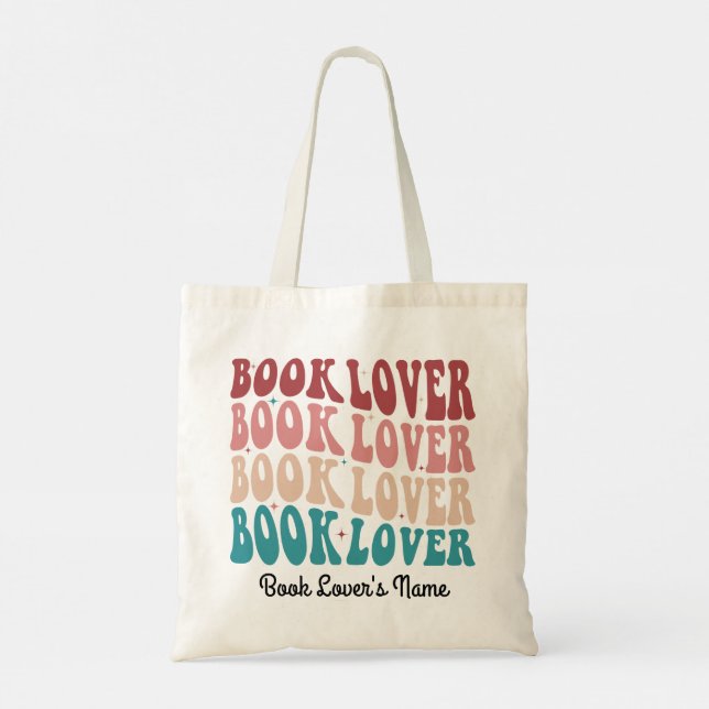 Bolsa Tote Leitura do Livro Personalizado Alojou Nome Dosagem (Verso)