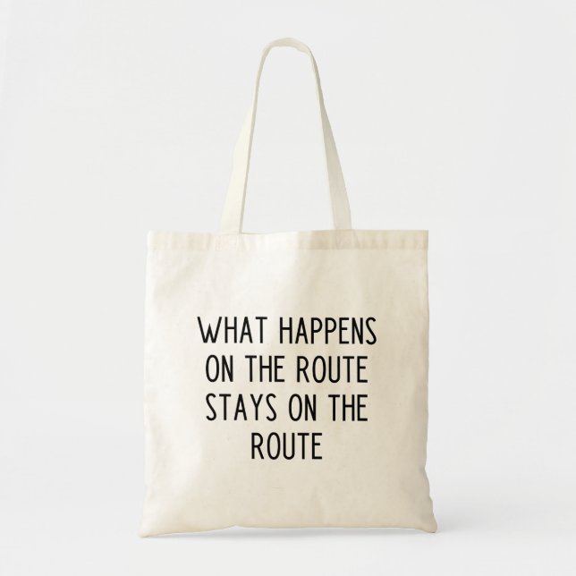 Bolsa Tote Lema Divertido de Carteiro (Frente)