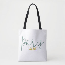 Bolsa Tote Lembrança de Paris, França
