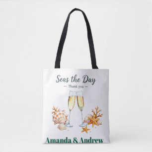 Bolsa Tote Lembrança elegante para convidados de casamento Pr