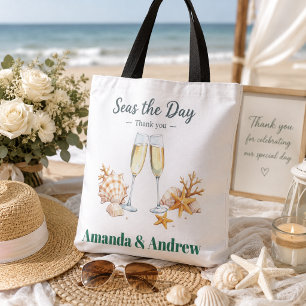 Bolsa Tote Lembrança elegante para convidados de casamento Pr