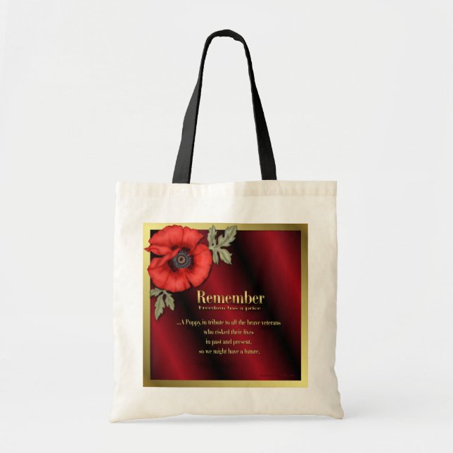 Bolsa Tote Lembrar Poppy (Frente)