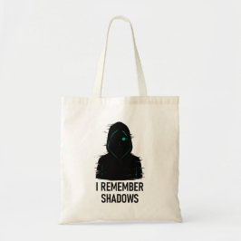 Bolsa Tote Lembro-me de Sombras - Design de Figura Hooded com