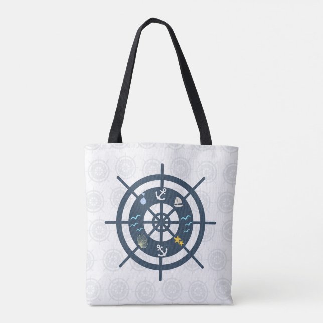 Bolsa Tote Leme do Navio (Verso)