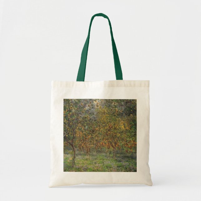 Bolsa Tote Lemon Grove em Bordighera por Claude Monet (Frente)