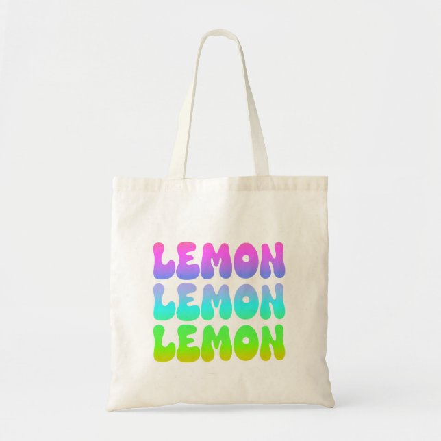 Bolsa Tote Lemon Lemon Lemon Retro (Frente)