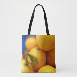 Bolsa Tote Lemons orgânicos da Flórida em todo o impressão bo