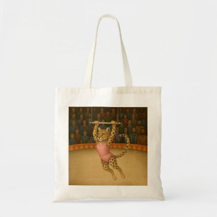 Bolsa Tote Lena artista de trapézio leopardo