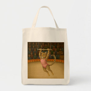 Bolsa Tote Lena artista de trapézio leopardo