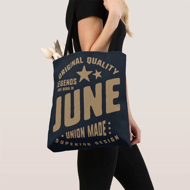 Bolsa Tote Lendas Nascem em Junho Qualidade Original (Criador carregado)