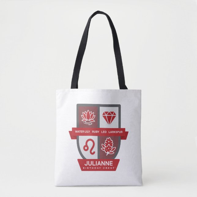 Bolsa Tote Leo Birthday Crest™ for July 23-31 (Frente)