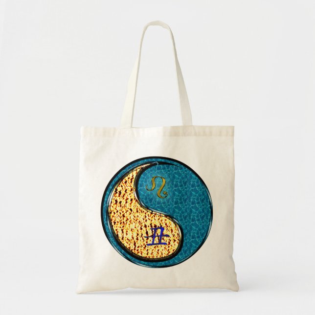 Bolsa Tote Leo & Water Ox (Frente)
