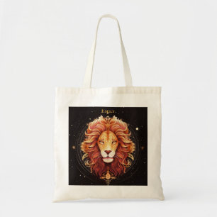 Bolsa Tote Leo Zodiac Adicione Nome Julgo Aug Birthday Gift