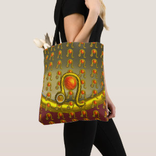 BOLSA TOTE LEO ZODIAC BIRTHDAY JEWEL YELLOZ TOPAZ,