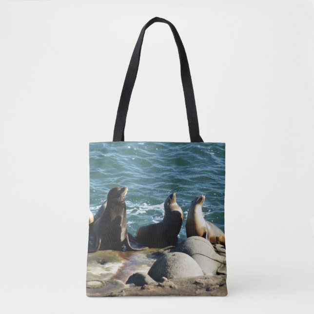 Bolsa Tote Leões Marinhos de San Diego (Frente)