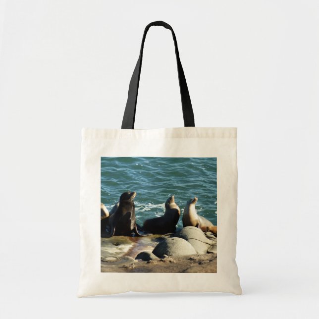 Bolsa Tote Leões Marinhos de San Diego (Frente)