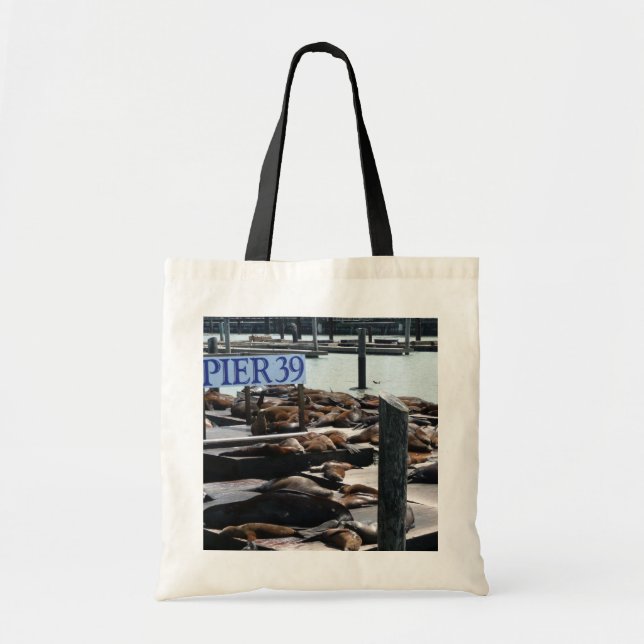 Bolsa Tote Leões Marinhos do Pier 39 (Frente)