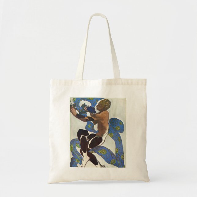 Bolsa Tote Leon Bakst: Traje do Faun de Nijinsky (Frente)