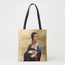 Bolsa Tote Leonardo da Vinci Lady com Ermine