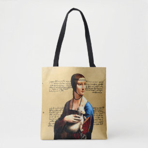 Bolsa Tote Leonardo da Vinci Lady com Ermine
