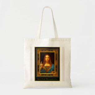 Bolsa Tote LEONARDO DA VINCI SALVATOR MUNDI Pequeno Saco