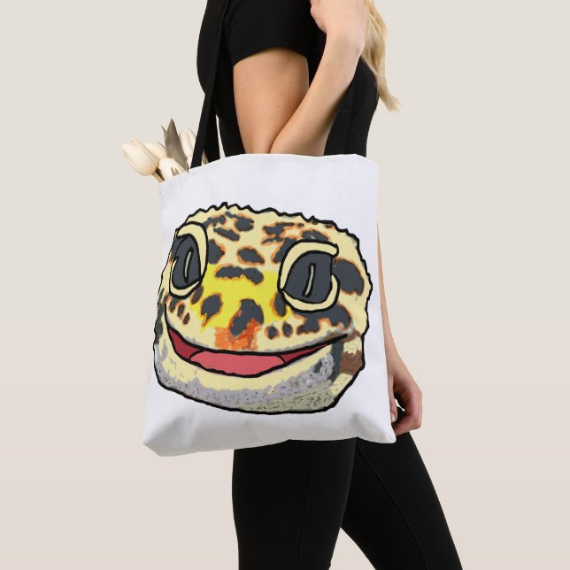 Bolsa Tote Leopard Gecko (Close Up)