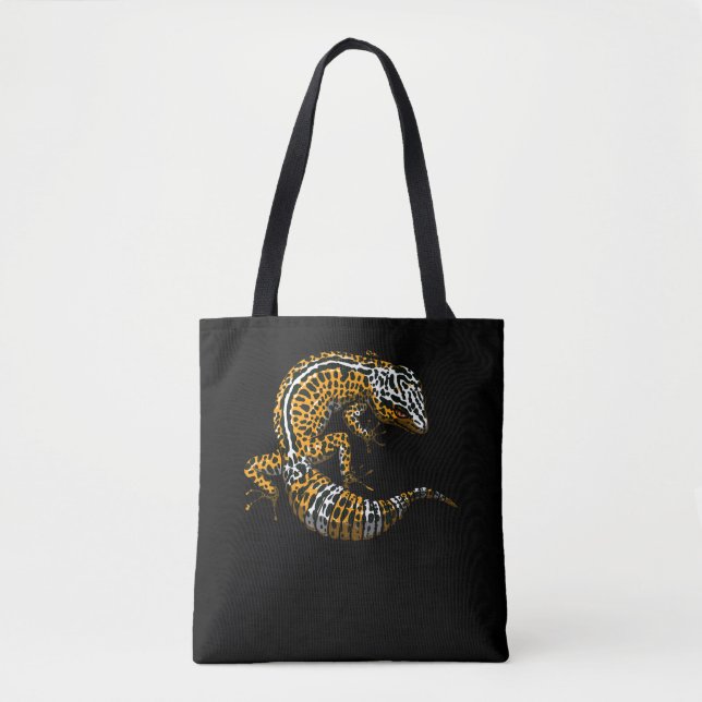 Bolsa Tote Leopard Gecko Lizard Reptile (Frente)