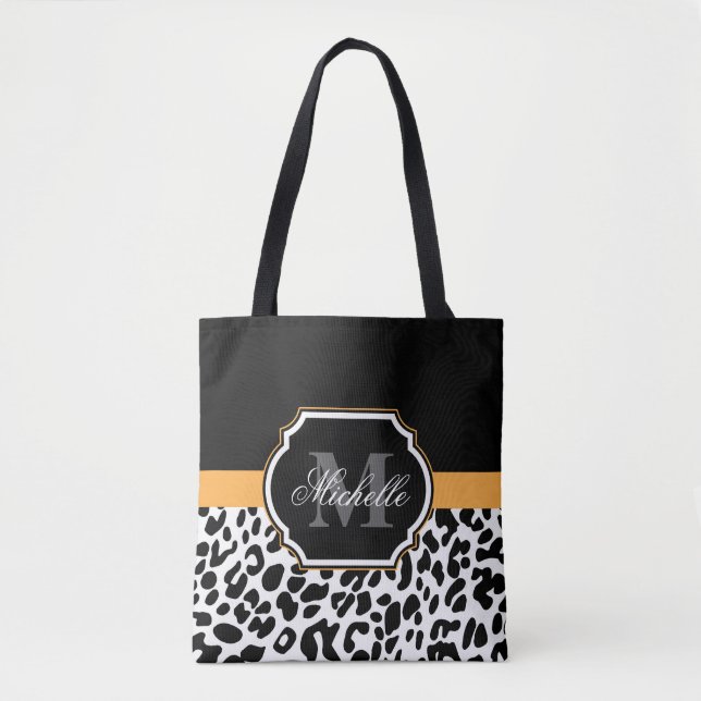 Bolsa Tote Leopard Print (Frente)