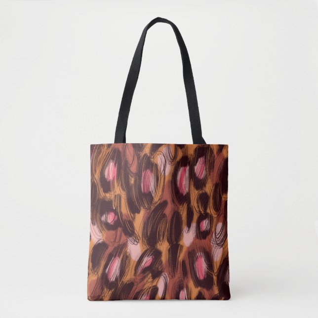 Bolsa Tote Leopard Spots African Animal Standard (Frente)