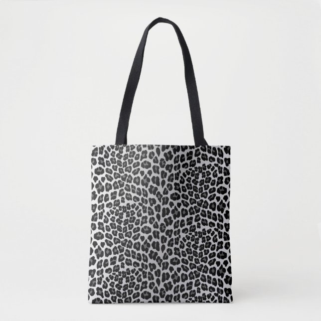 Bolsa Tote Leopardo-da-neve (Frente)
