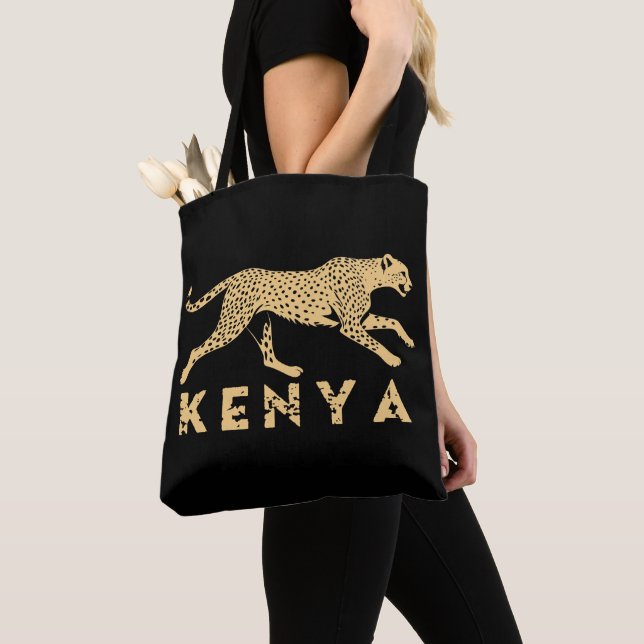Bolsa Tote Leopardo Do Quênia (Close Up)